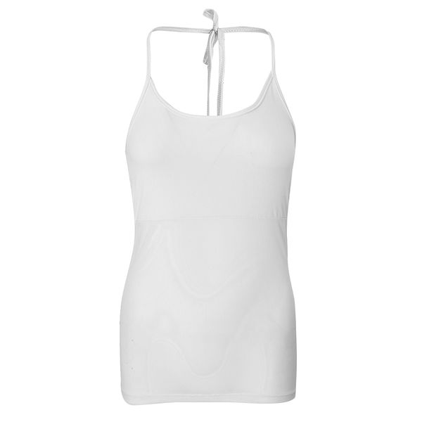 

ladies belly dancing yoga vest halter mesh costume elastic dancewear, Black;red