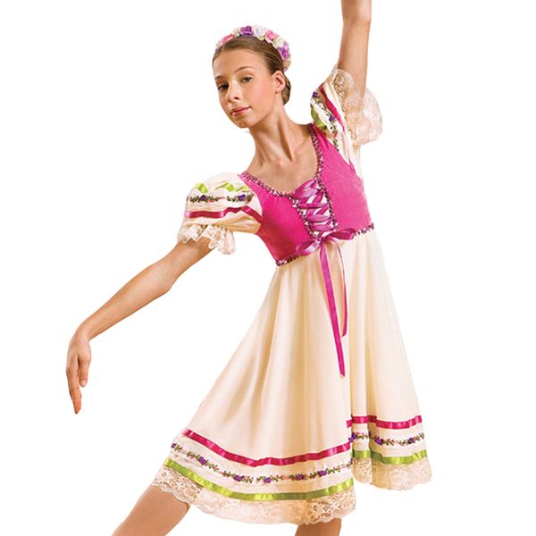 

ballet dress with lace flower girls ballet tutu dance dress for kids children ballet costumes stage wear performance dance skirts dress 12, Black;red