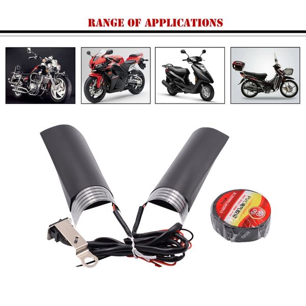 

new motorcycle 25w throttle pads heated grip handlebars atv scooter grips heater