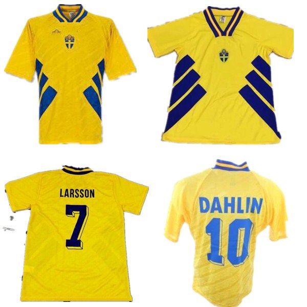 

чемпионат мира по футболу 1994 года в стиле ретро джерси бролин классические футболки далин андерссон футбол футбол футболка camisa de futeb, Black