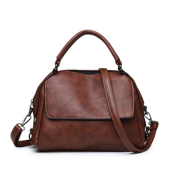 

2019 new fashion women hand bag leather luxury shoulder casual bags messenger female travel quality candy color handbag soft bag