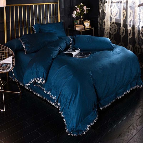 Fb18016 Fashion Cotton Comforter Suit Orange Pink Blue Color