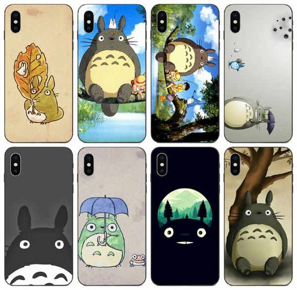 

[tongtrade] retro totoro and tree style case for apple iphone 11 pro x xs max 8s 7s 6s 5 samsung j7 s10 s9 htc desire 12 plus wholesale case