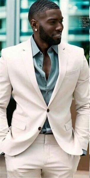 

latest coat pant designs ivory white men suits casual custom groom prom tuxedo skinny beach 2 piece blazer jacket+pants, White;black