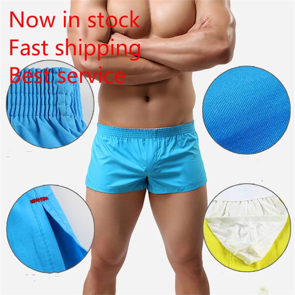 

men's running workout bodybuilding gym shorts athletic sports casual short pants fashion mens shorts gym sports running, Black;blue