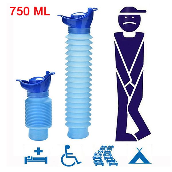 

750ml portable car camping hiking outdoor travel urine bag pee toilet