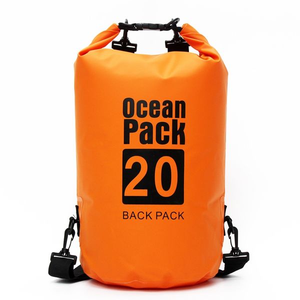 

20l 30l outdoor pvc waterproof dry bag ocean pack backpack for swimming swim water proof impermeable river trekking bag