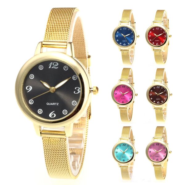 

zhoulianfa causal men women mesh strap wristwatch round dial quartz watch, Slivery;brown