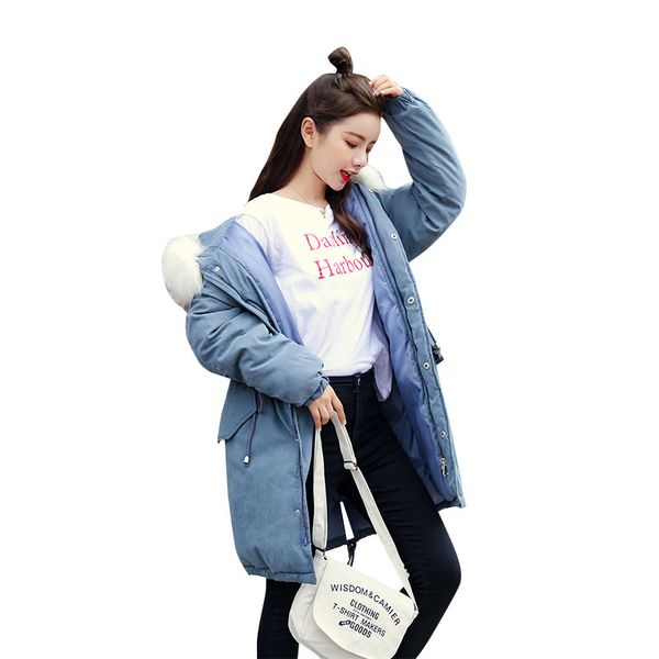

women's trench coats 2021 autumn winters in the peach skin velvet suit coat female long loose down parka woman 8808, Tan;black