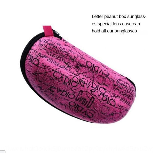 

peanut letter case sun case zipper sunglasses box sun glasses box