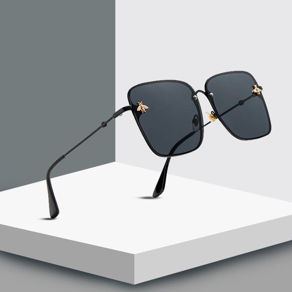 

2020 classic design square sunglasses women men vintage retro mirror sun glasses female ladies rays uv400 hot, White;black