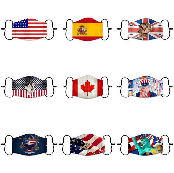 

designer masks reusable protective pm2.5 filter printing mouth mask anti dust face mask windproof mouth-muffle 84 styles damon05 #5061