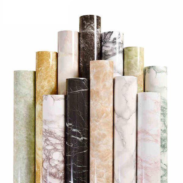 

sticker marble modern roll self-adhesive wall papers furniture deskscabinet wardrobe walls wallpapers