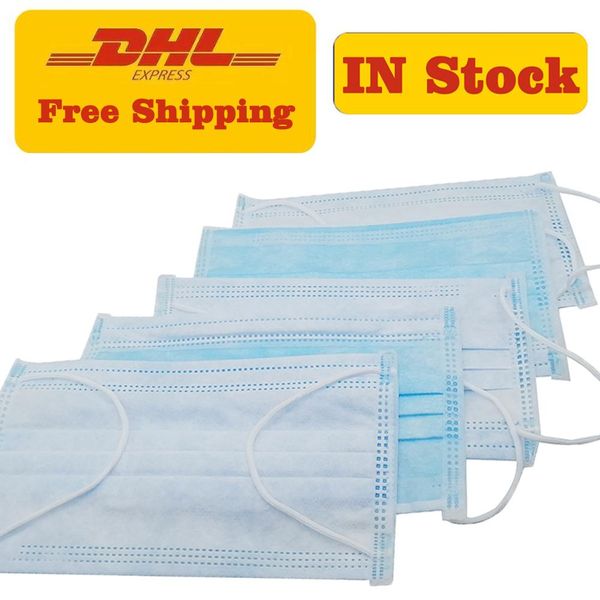 

kids face mask with elastic ear loop 3 layer mask disposable dustproof mascarillas infantiles portable non woven anti-dust mask dhl