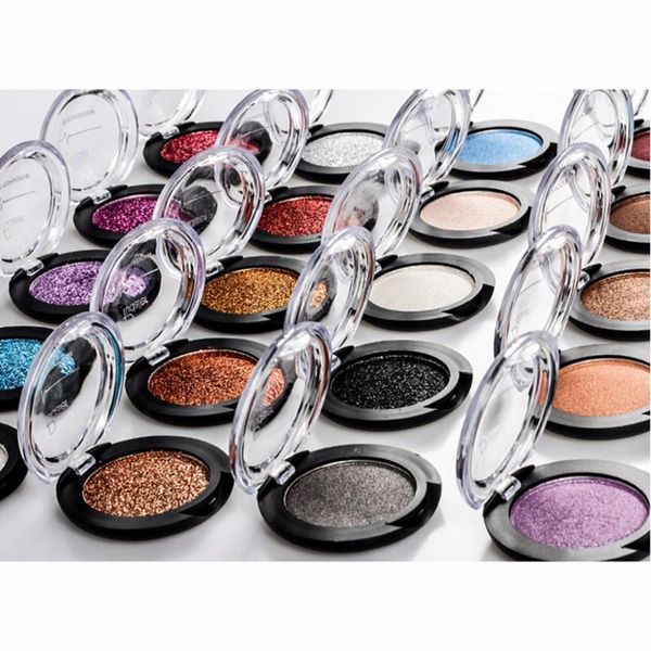 

pudaier glitter eyeshadow shimmer highlight loose powder female makeup cosmetics