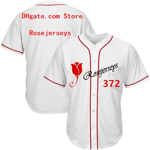 

RJ123-372 Baseball Jerseys #372 Men Women Youth Kid Adult Lady Personalized Stitched Any Your Own Name Number S-4XL