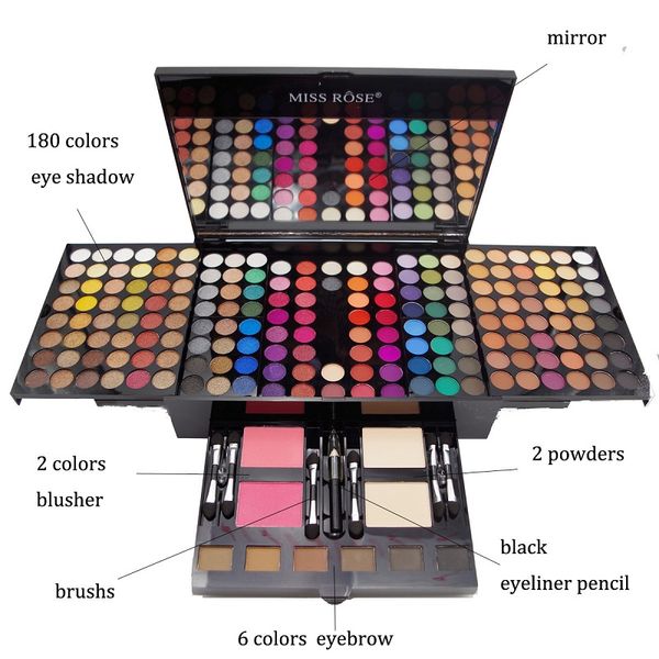 

wholesale miss rose 180 color piano box eye shadow make-up makeup box