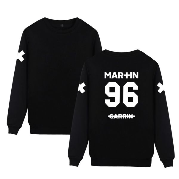 

new garrix fashion men women capless sweatshirts sport hip hop style hoodies pullover casual long sleeve sweatshirt, Black