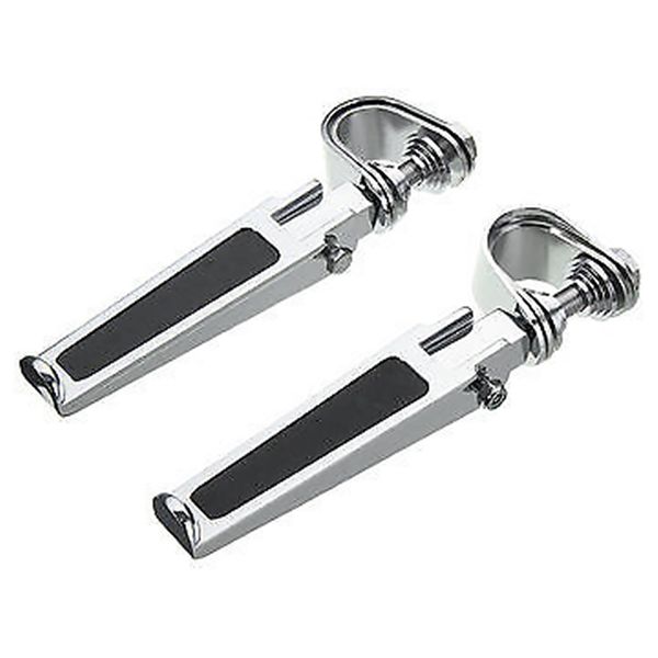 

1pair footrests foot pegs motorcycle aluminum durable engine bumper pedals parts universal modified folding for yamaha for