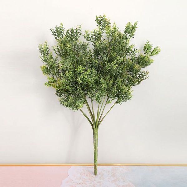 

artificial flowers fake plants fern grass wedding wall outdoor decor green leaf plastic plant vine for home garden decoration