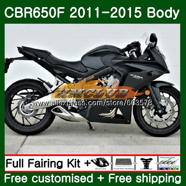 

cbr-650f for cbr 650f 650 f 2011 2012 2013 2014 2015 matte black 130cl.19 cbr650 f cbr-650 cbr650f 11 12 13 14 15 fairing