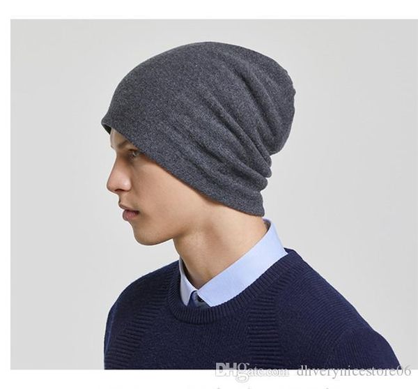 

hat australian wool new winter woolen hats for men and women korean fashion casual men and women knit hats, Blue;gray