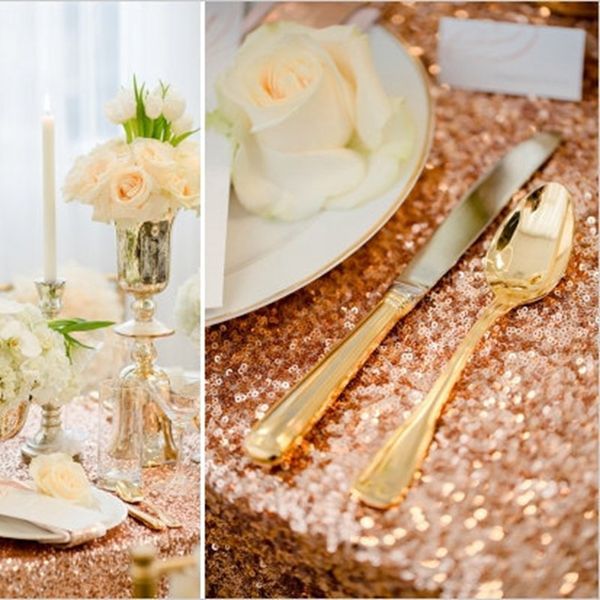 

30cm width shiny silver gold champagne rose golden sequin table runner for wedding dinner banquet party table decornation
