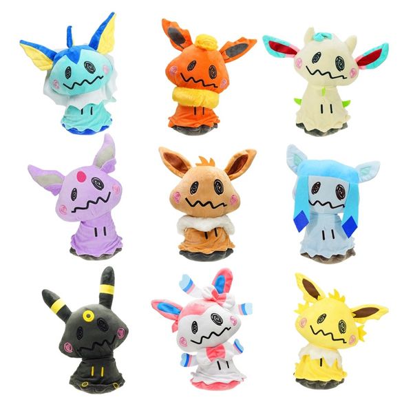 

мультфильм mimikyu sylveon umbreon espeon glaceon leafeon рисунок иви vaporeon плюшевые куклы плюшевые игрушки 8