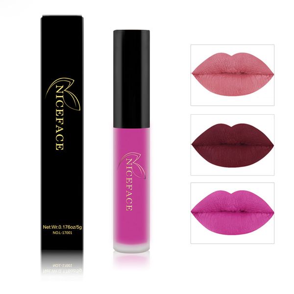 

lip gloss matte matte does not fade non-stick cup non-moisturizing lipstick lip balm