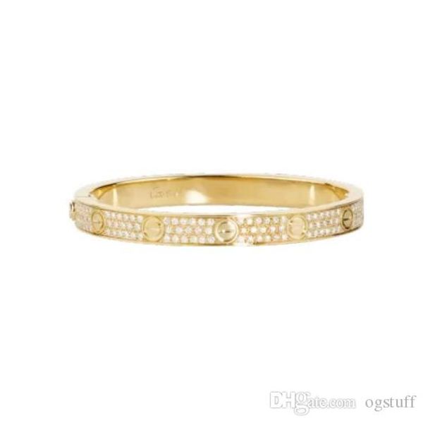 

3 цвета N6035017 любовь браслет Псевдо Золотой Бриллиант Браслеты Известный Дизайнер