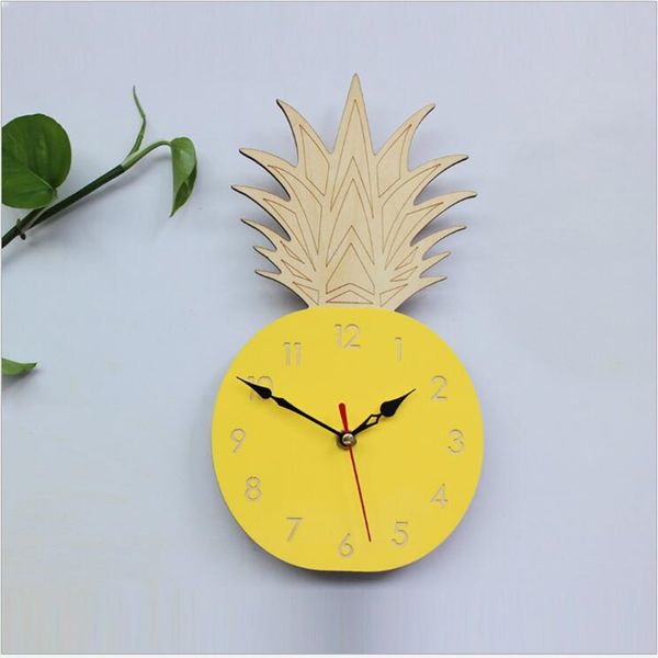 

creative fruit wall clock acrylic children cartoon decorative clock kids wall modern design farmhouse decor acrylic