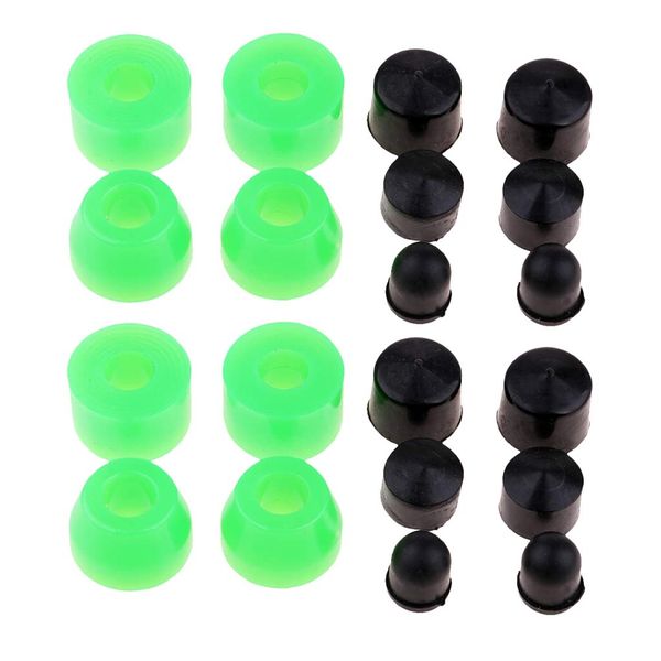 

lot 20 skateboard truck bushings - standard 85a - with washers and pivot cups
