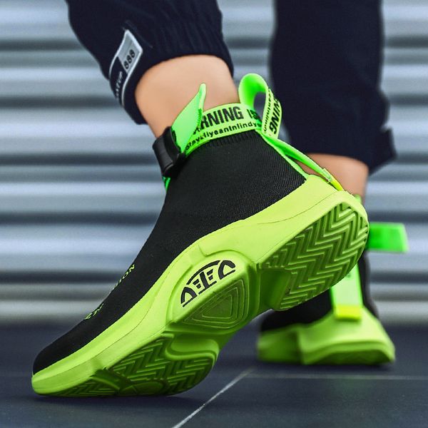 

bigfirse men casual shoes fashion comfortable men shoes brand breathable sneakers outdoor walking footwear zapatillas hombre, Black