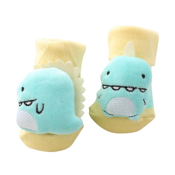 

newborn baby socks cartoon soft soled sock boys girls infant anti-slip floor socks, Pink;yellow