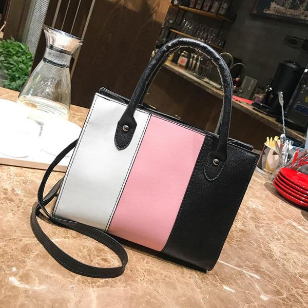 

2020 luxury women satchel shoulder bag leather tote bag ladies hand bags crossbody bags for women office pink handbags sac main