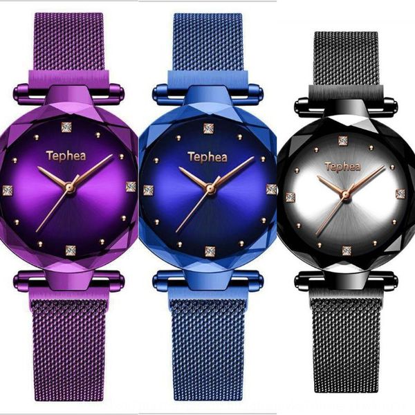 

2019 tiktok lady deep waterproof 2019 tiktok lady deep waterproof quartz watch quartz watch, Blue