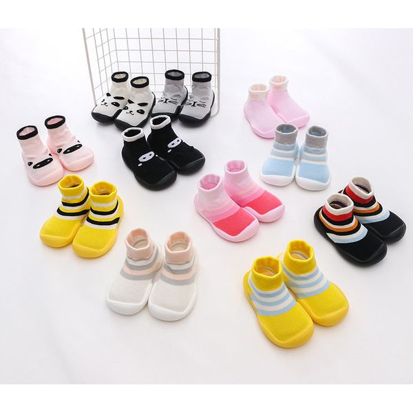 

baby fashion first walkers baby girl boy designer stripe socks kids luxury cartoon brand shoes first walkers 32 styles explosion