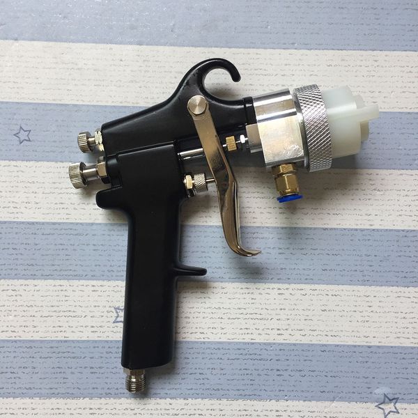 

sat1182 chrome spray paint for metal high pressure air paint sprayer gun double nozzle air pistol painting chrome