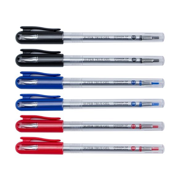 

super true gel cushion tip comfort writing pens 0.38mm & 0.5mm 30pcs/lot