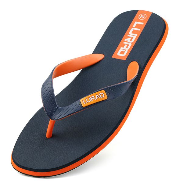 

luladi men cool soft flip-flops summer sandals men's slippers flip-flop anti-slip beach trend europe and america, Black