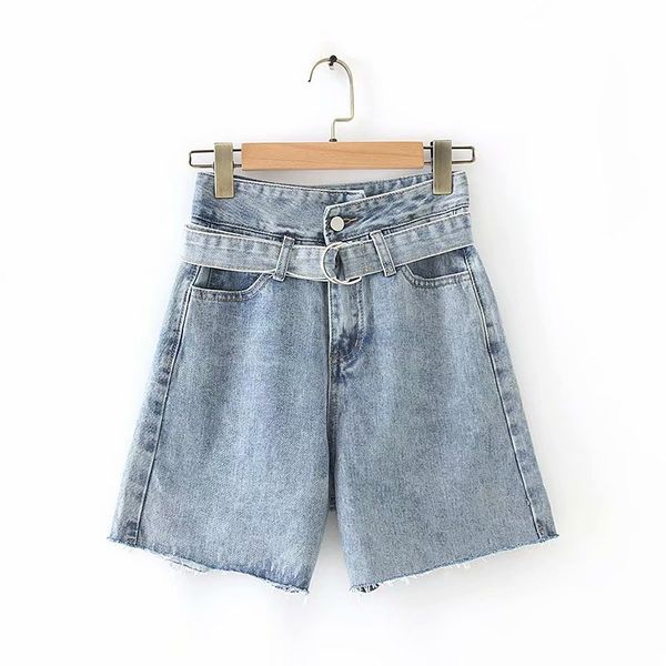 

tb45-19137 european and american fashion belt decorative jeans shorts, White;black