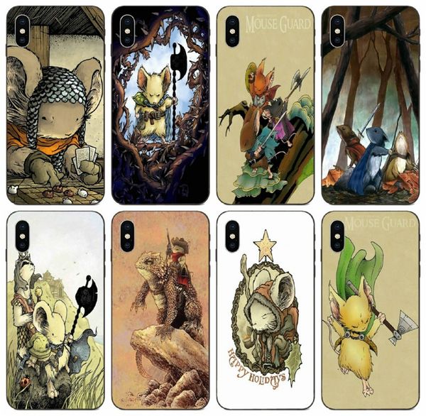

tongtrade] mouse guard mice 37360 case for iphone 11 pro max x xr xs 8 7 6s 5s plus samsung a90 a9 alpha g850 honor 8x 9x xiaomi mix 2 case