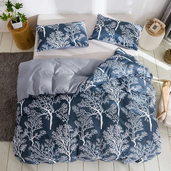 

papa&mima blanket cover +pillowcase printed bedding set single full  king double size