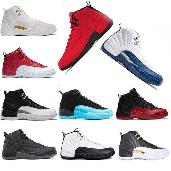 

человек баскетбол обувь тапки 12 12s крылья быки unc wool французский синий такси мужчины спорт sneaker мужчины s тренер scarpe скидка sneak