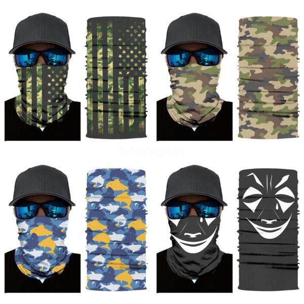 

outdoor cycling dust sun protection face mouth er camping hiking magic skull scarf with mask filter headwear bicycle bandana cca12100 30p#93, Blue;black