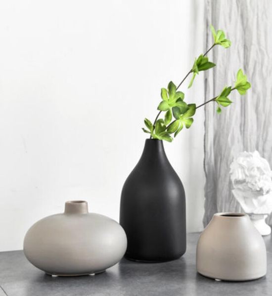 2019 Nordic Ins Ceramic Flower Arrangement Dried Flower Vase