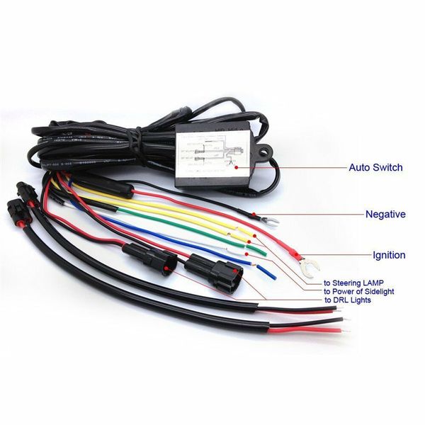 

universal for drl led daytime running light automatic on/off relay module box