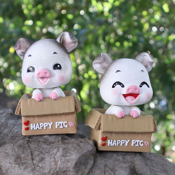 

car decoration cartoon pig shaking head decoration car interior ornaments