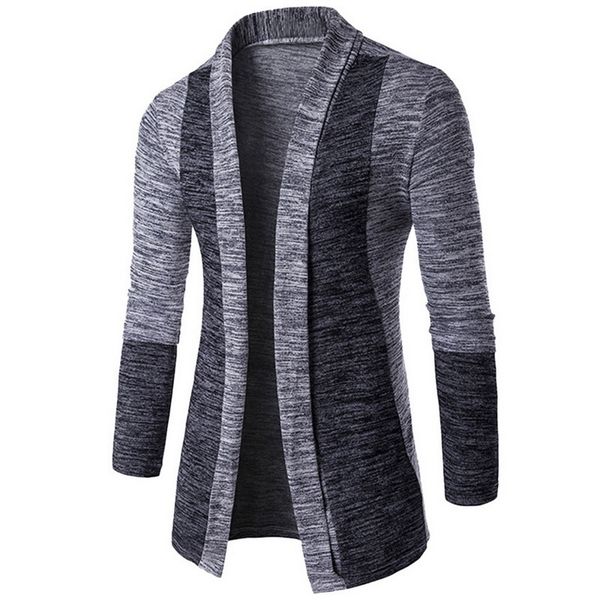 

autumn classic cuff hit colors men's sweaters cardigan casual coat 2018 new fashion men sweaters knitwear, White;black