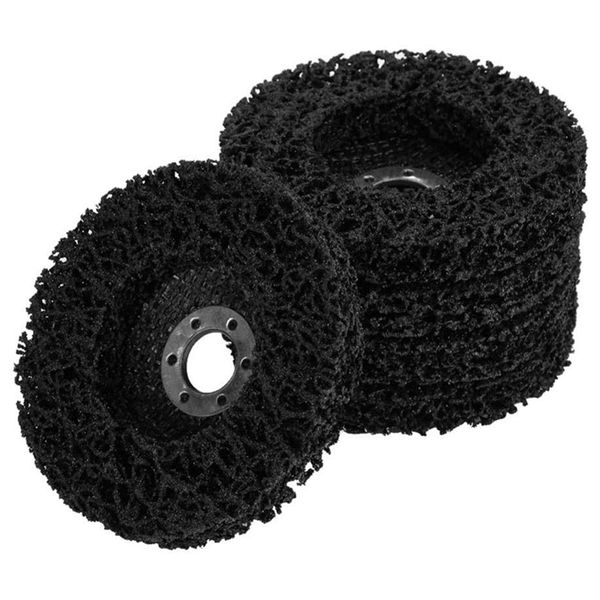 

5pcs/set abrasive poly strip disc wheel 100 x 16mm wood rust paint remover for angle grinder grinding tools